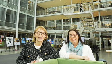 Prosjektleder Heidi Johansen i Helse Nord og kommunefarmasøyt Ellen Riksvold i Tromsø kommune