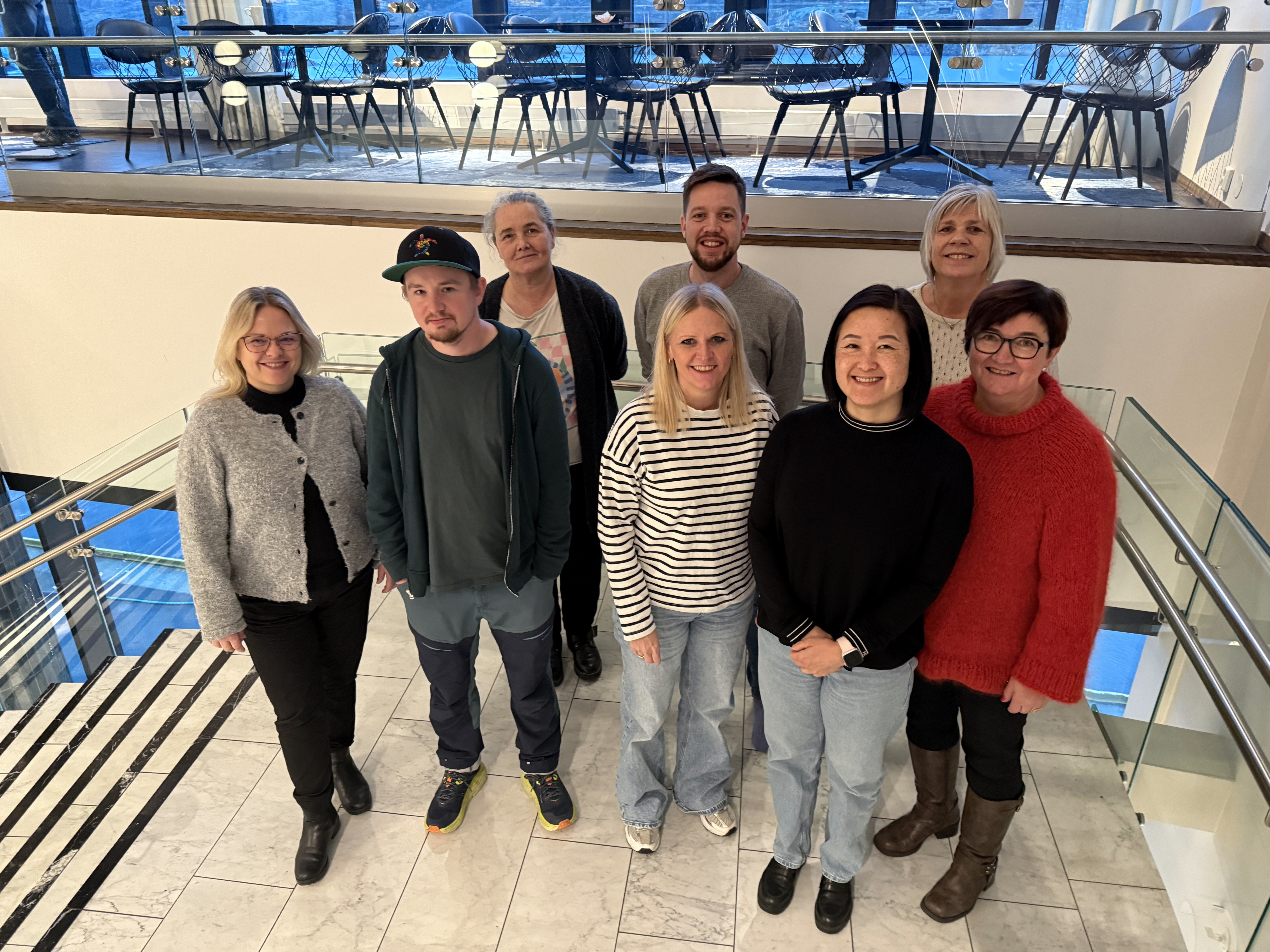 Bildet av teamet fra Helgelandssykehuset