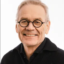 A man wearing glasses