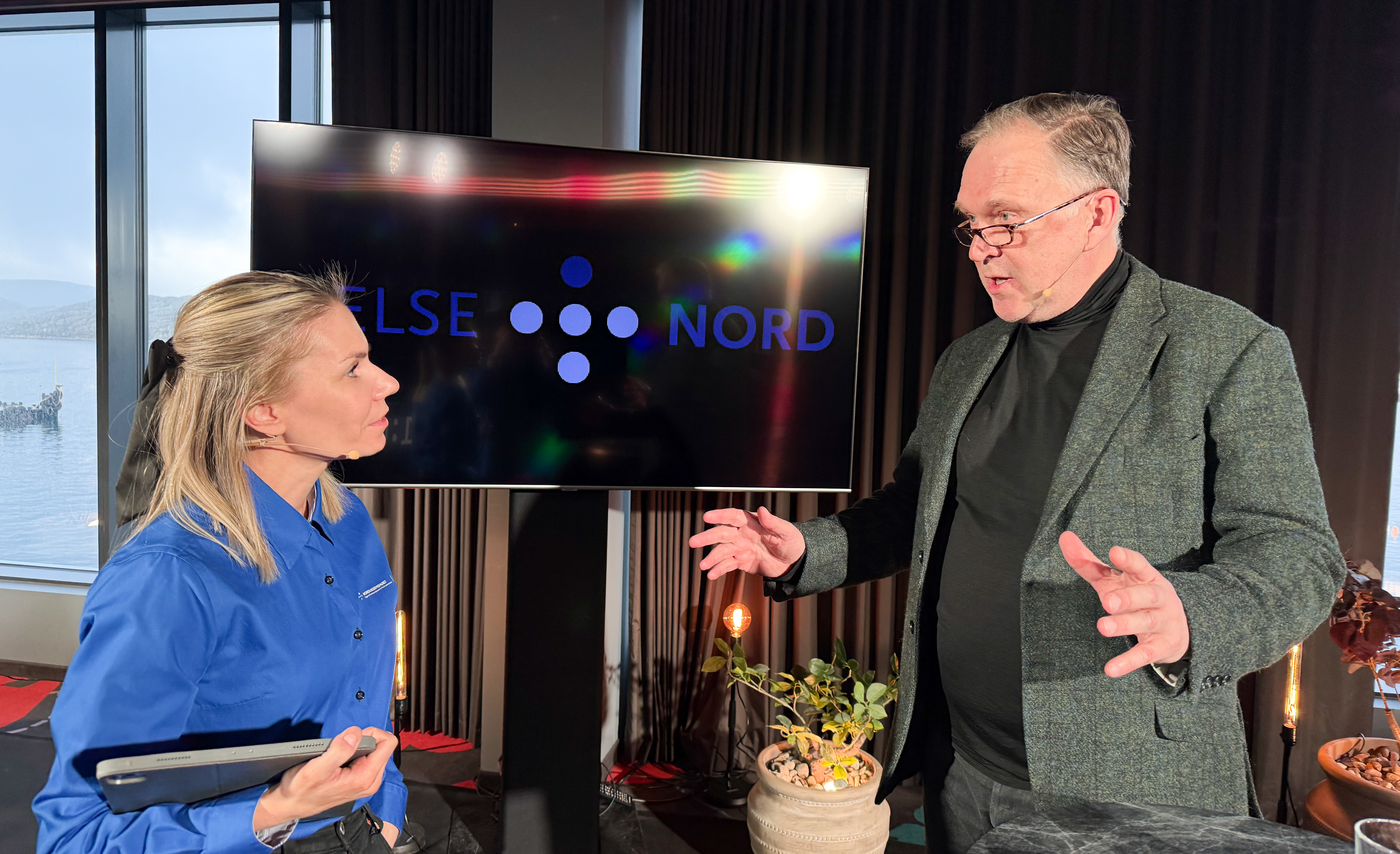 En kvinne og en mann