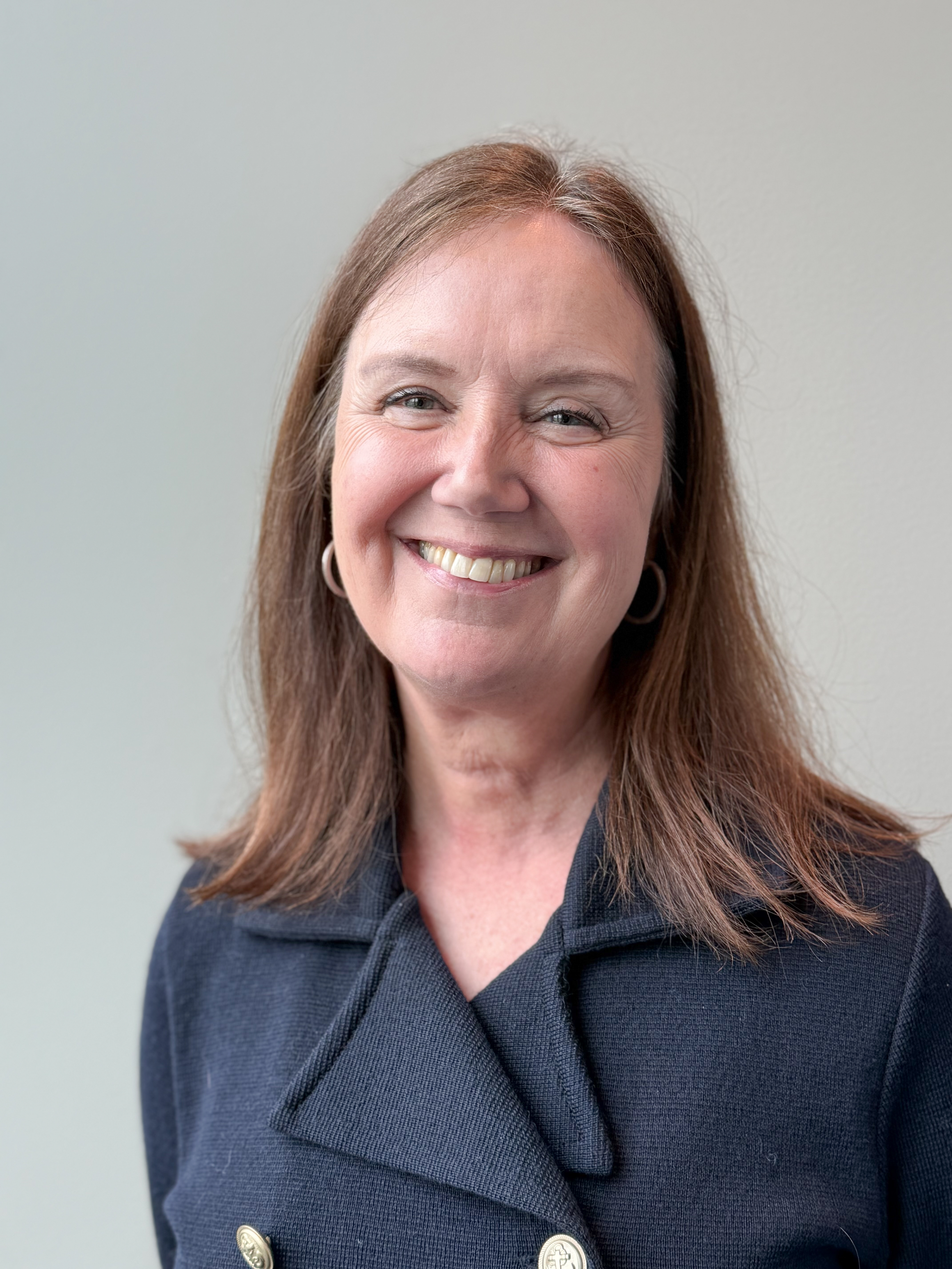 Kvinne med langt hår