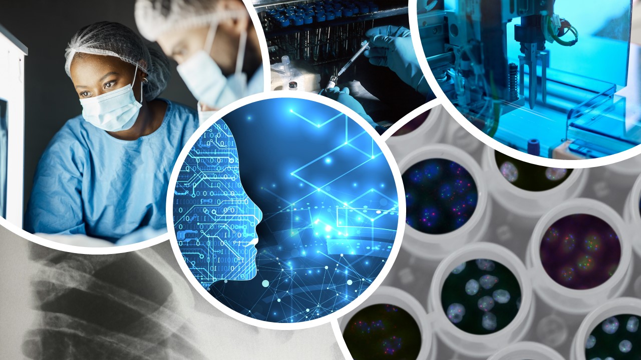 Et par personer med munnbind