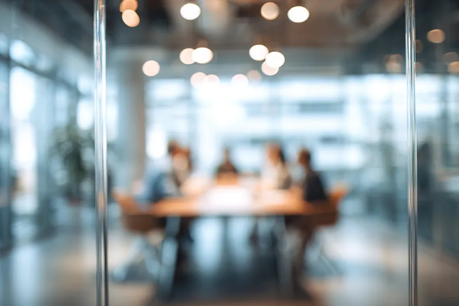 En gruppe mennesker som sitter ved et bord