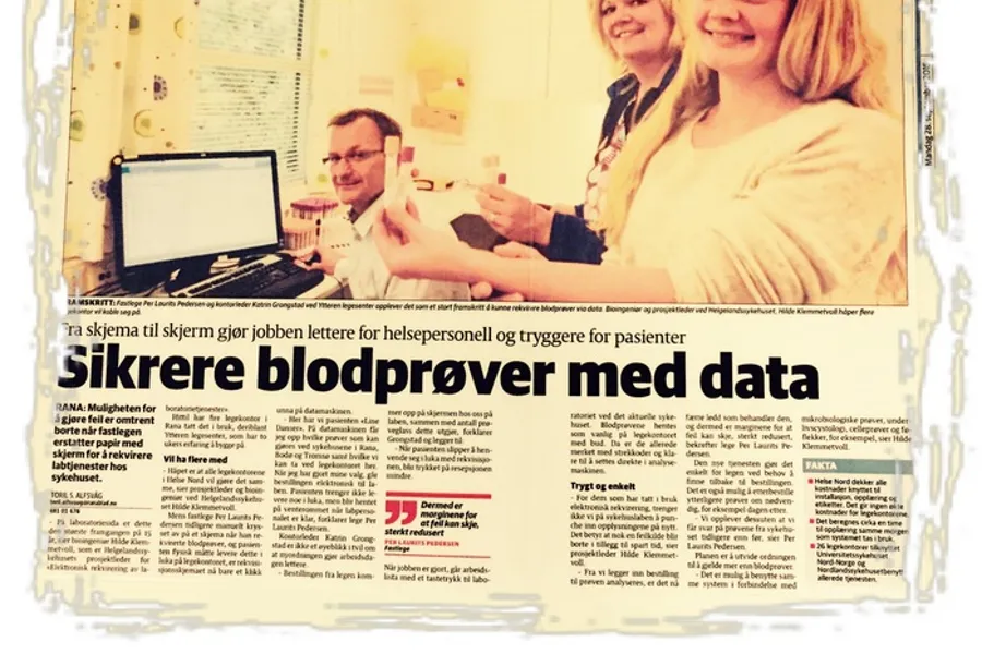 Rana Blad: Sikrere blodprøver med data