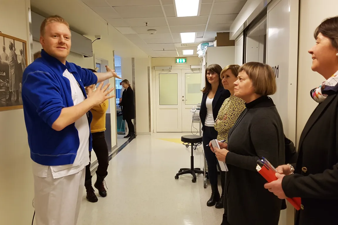 På intensivavdelinga ved Helgelandssykehuset Mo i Rana.