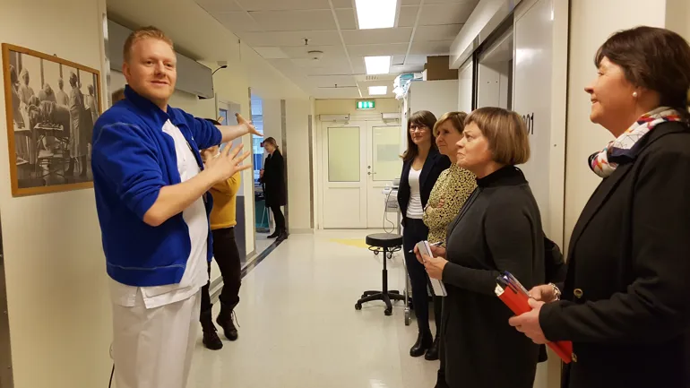 På intensivavdelinga ved Helgelandssykehuset Mo i Rana.