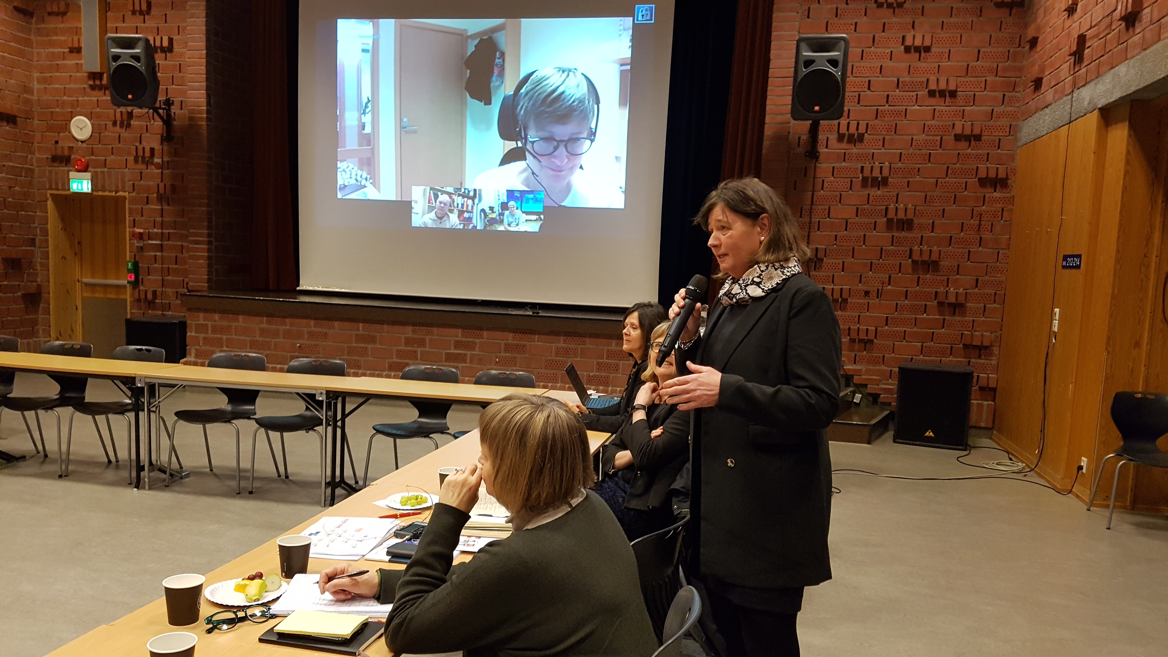 Cecilie Daae kommenterte innspill underveis i møtet.