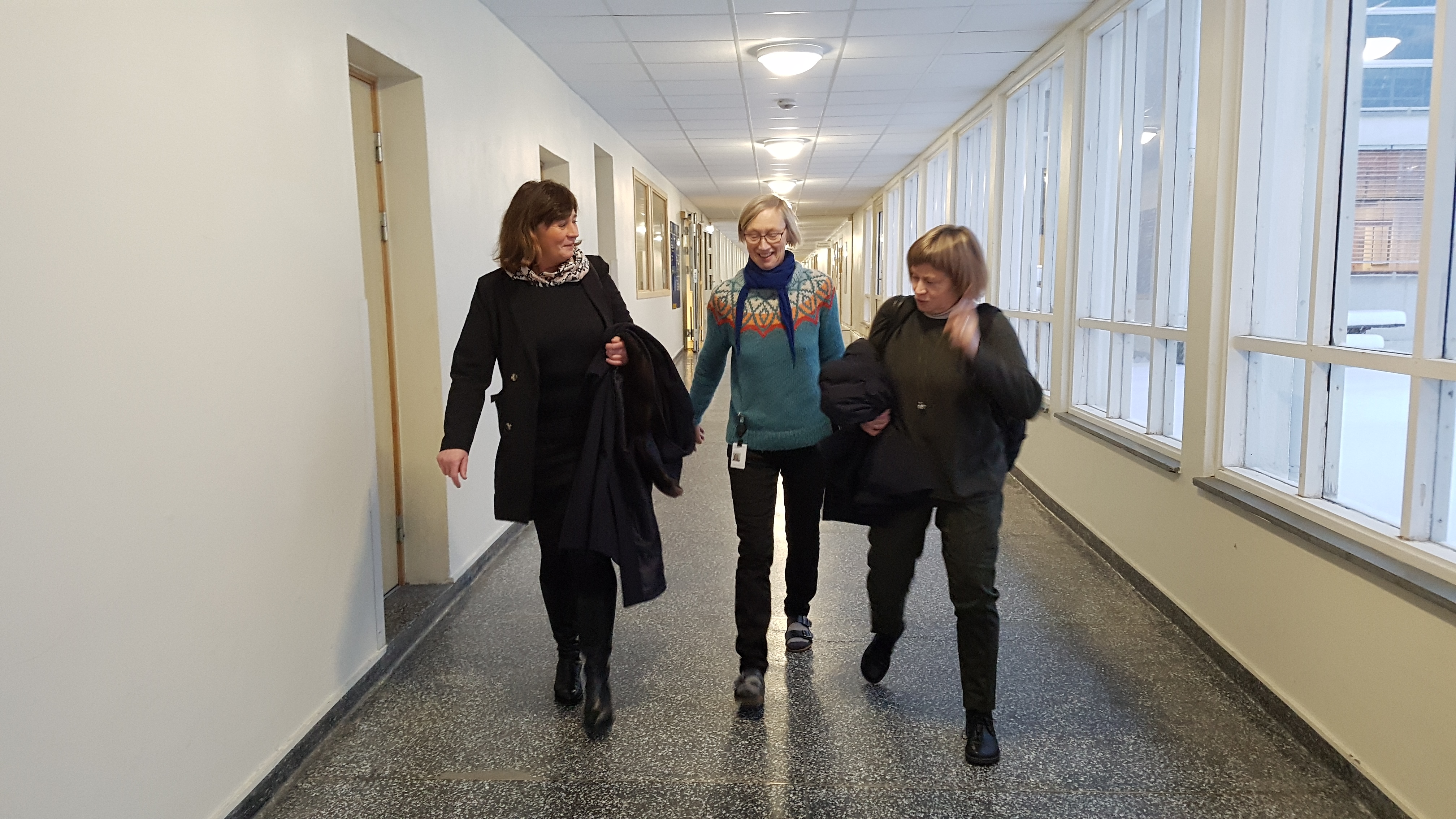 På omvisning på UNN Åsgård.