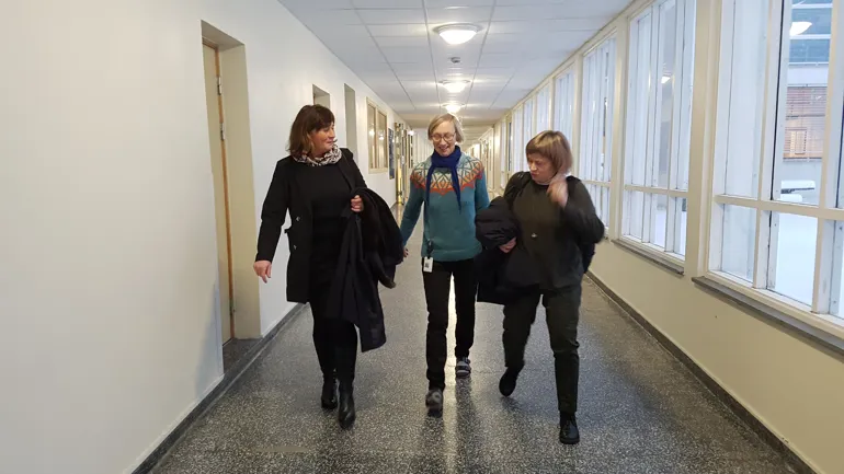 På omvisning på UNN Åsgård.