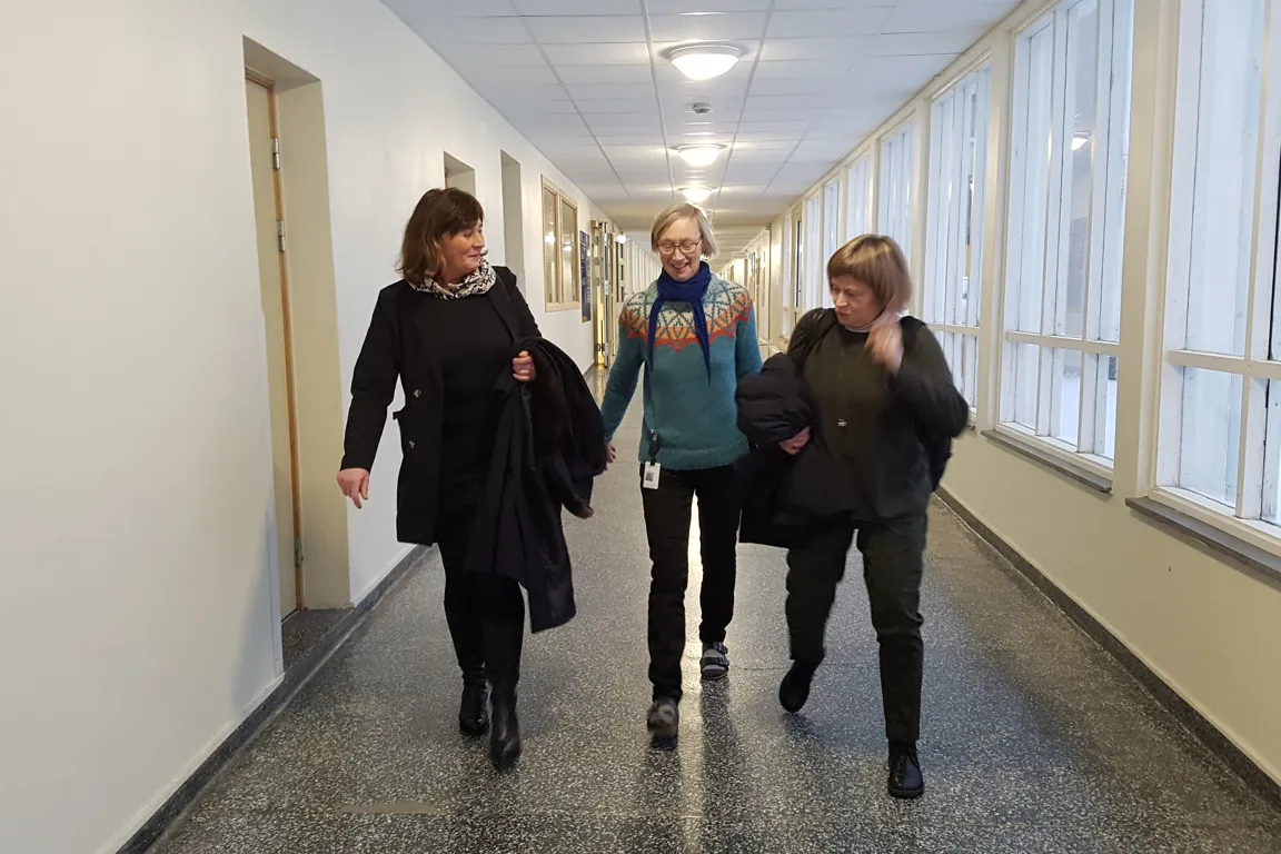 På omvisning på UNN Åsgård.