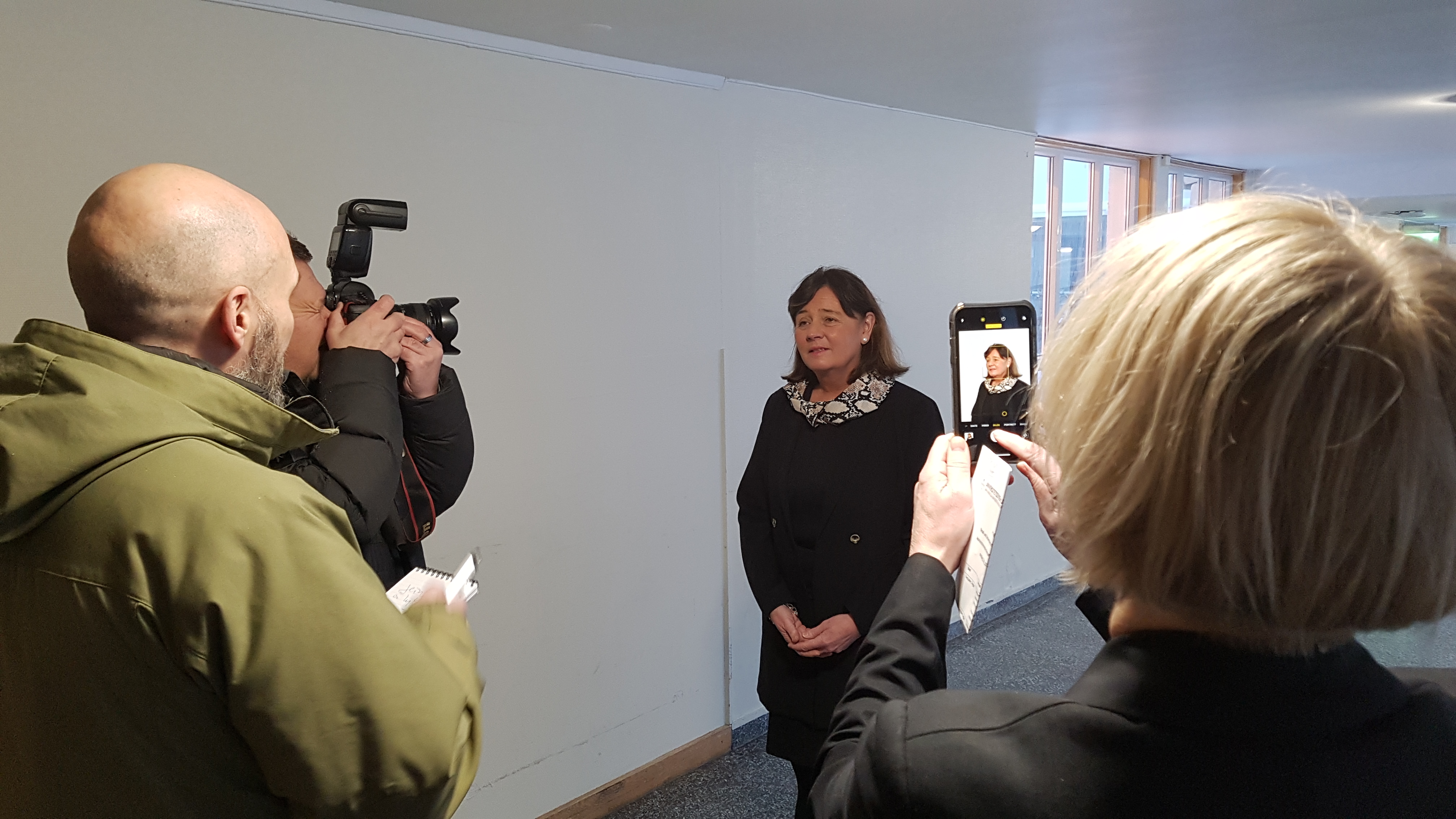 Media fotograferer Cecilie Daae.