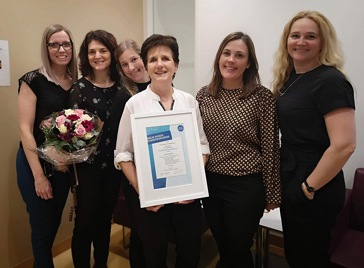 Team Slagalarm med forbedringsprisen