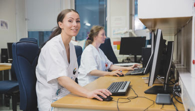 UNN-medarbeider (foto&#58; Marius Fiskum)