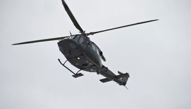Bell-helikopter fra Forsvaret. Foto&#58; Ole Sverre Haugli
