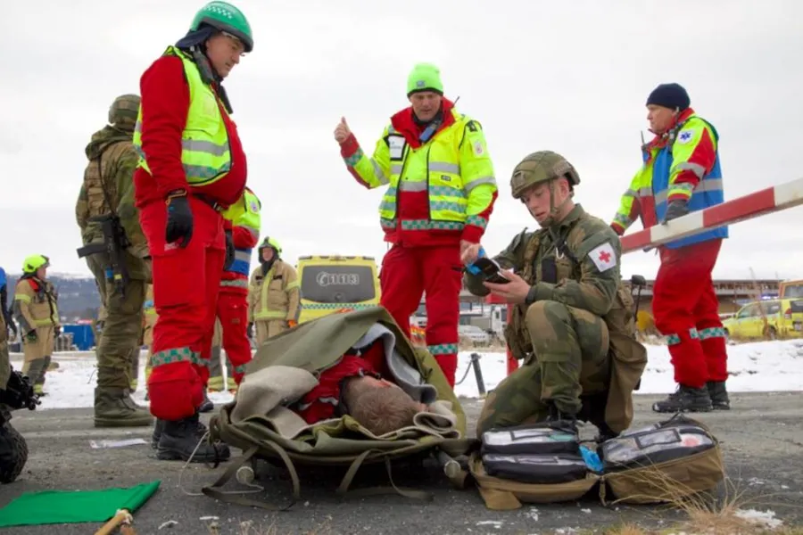 Illustrasjonsbilde fra nasjonal helseøvelse