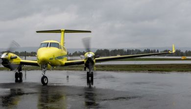 Beech 250 ambulansefly