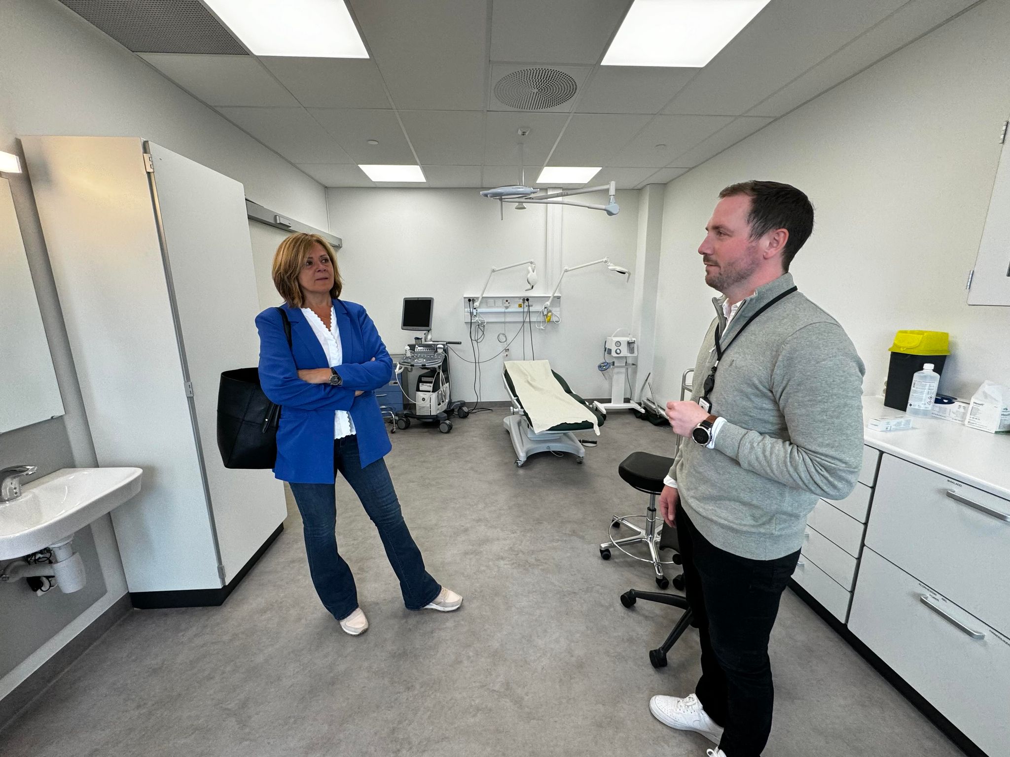 Marit Lind og Sturla Ditlefsen på DMS i Brønnøysund