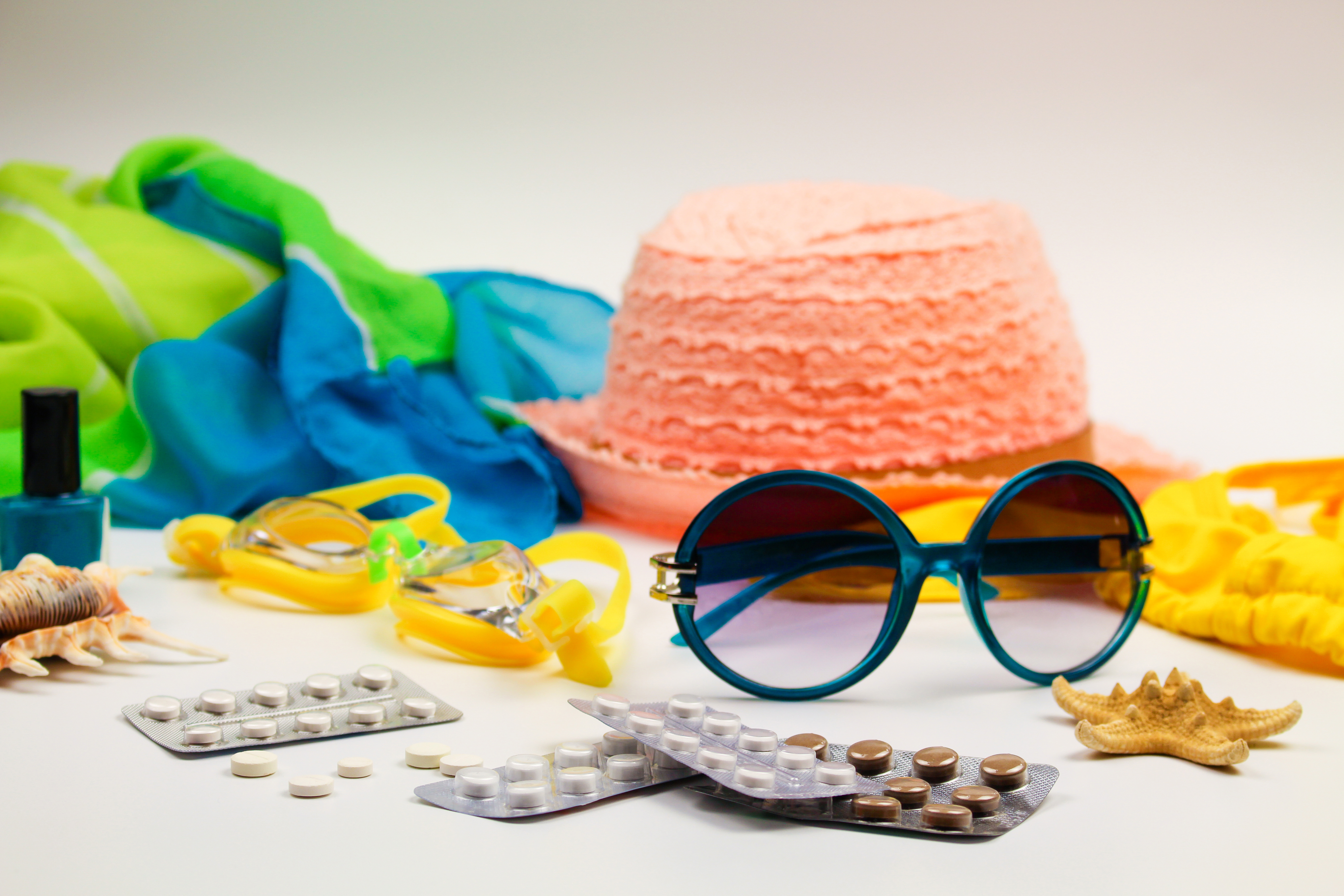 Husk pillene når du drar på sommerferie!