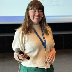 A person holding a phone