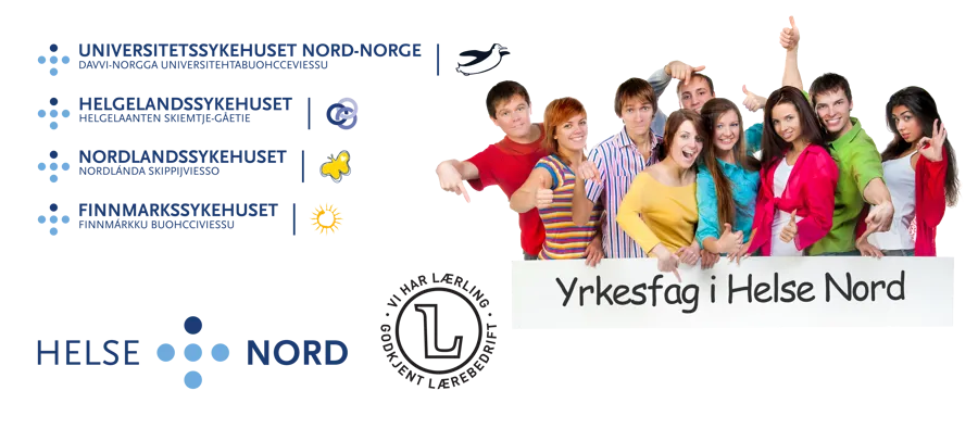 Glade unge mennesker, og alle logoer fra alle HF