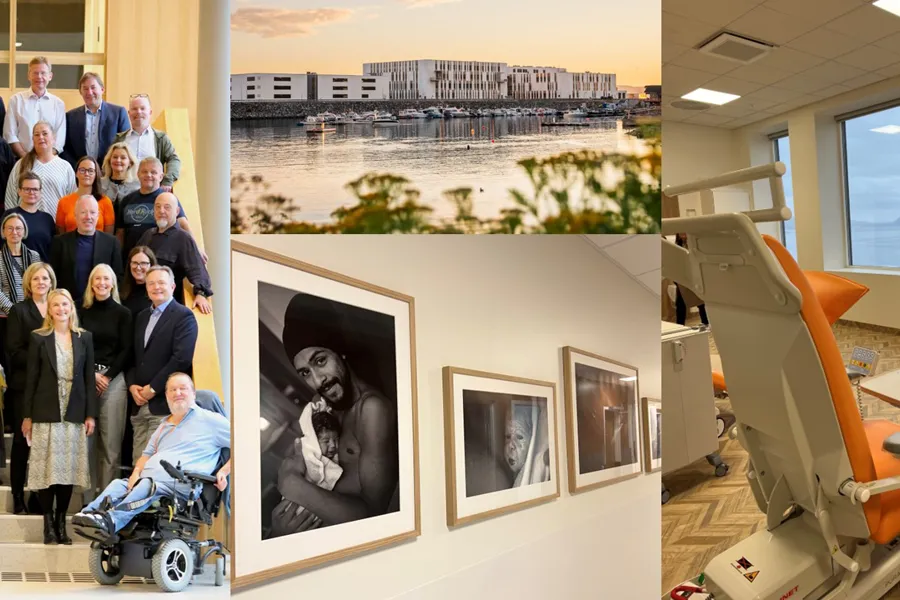 En gruppe mennesker som poserer for et bilde