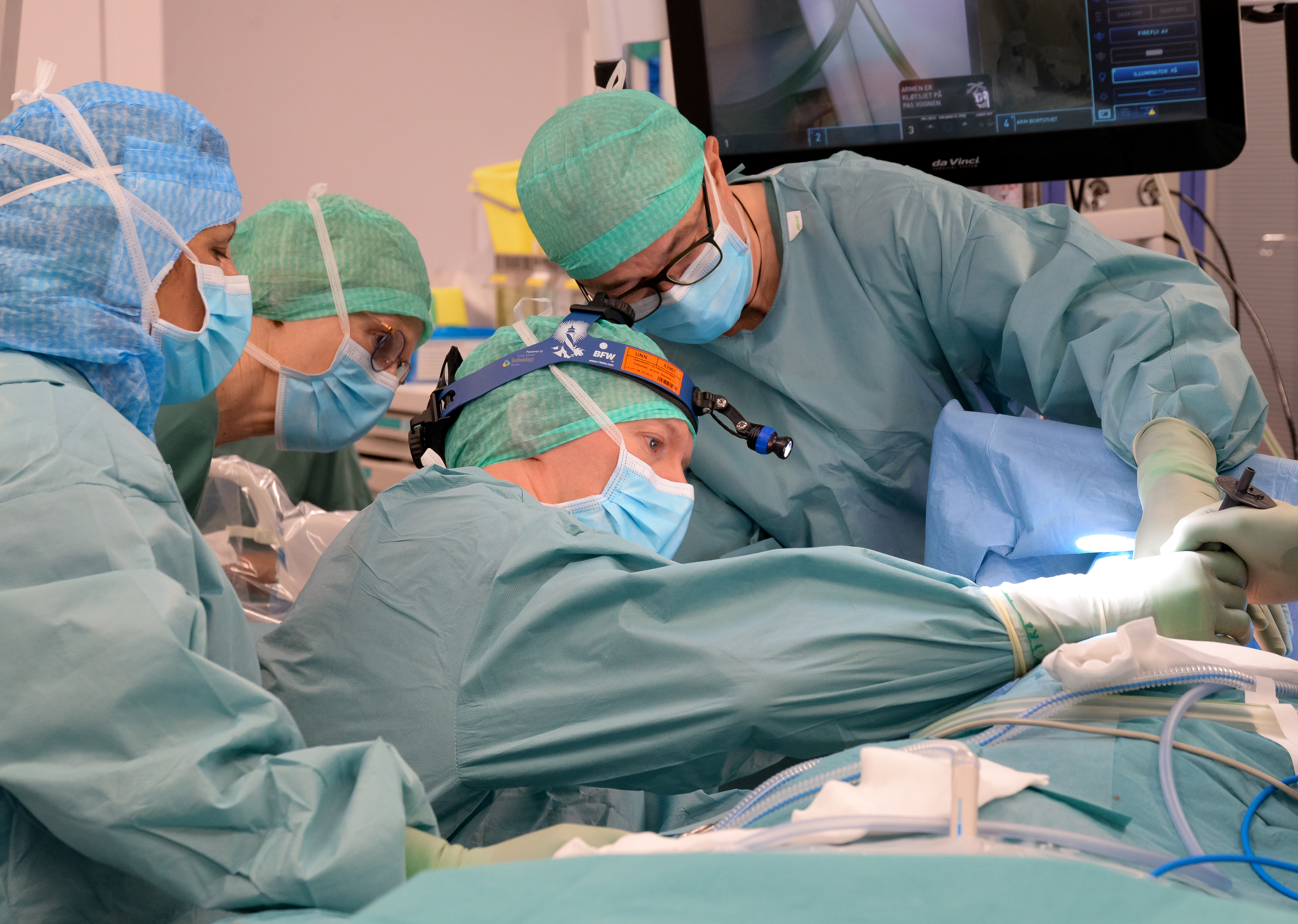 Bilde fra en operasjon på UNN