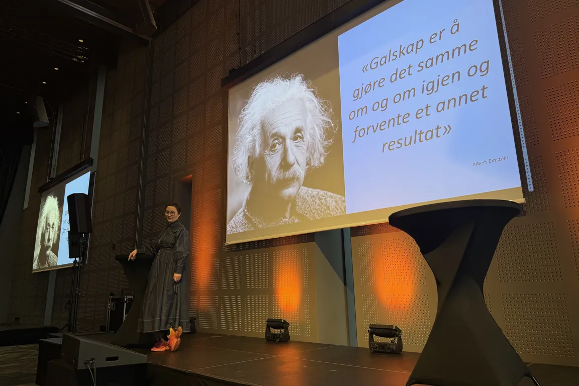 Kristin Røymo holder foredrag