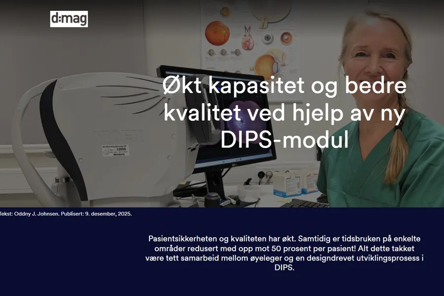 Skjermbilde av nyhetssak fra d:mag 9. desember 2025