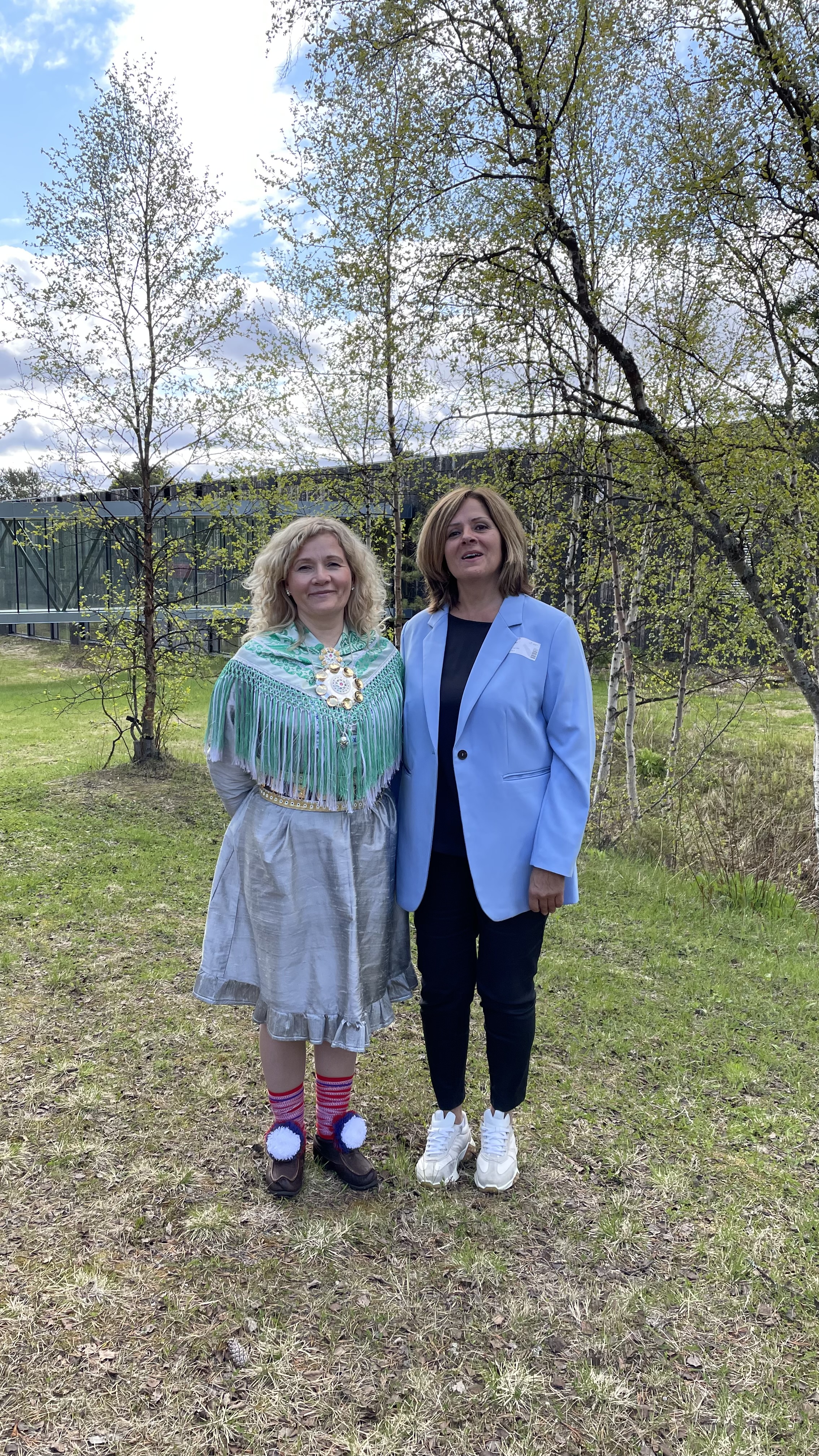 Direktør i Sametinget, Inger Marit Eira-Åhrén, og adm. direktør i Helse Nord, Marit Lind.
