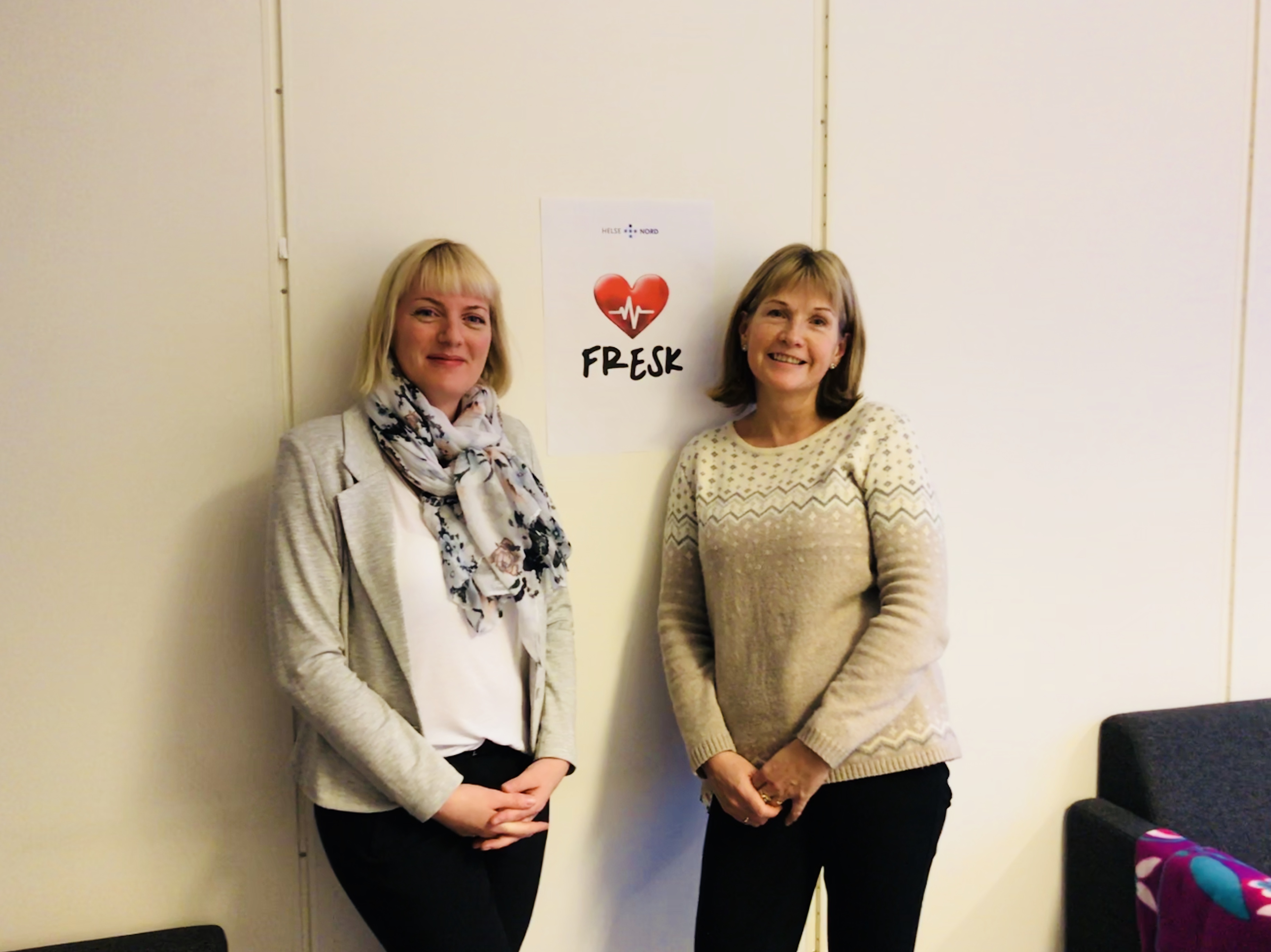 Merethe Appelbom og Anne Anderssen i Helse Nord FRESK